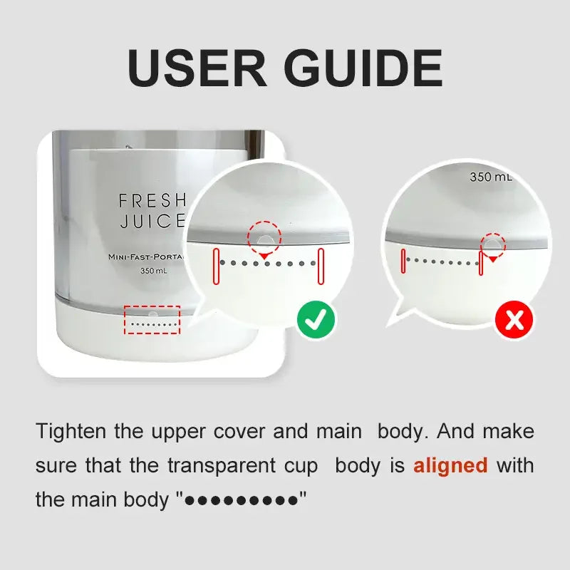 Portable electric juicer